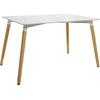ΣΕΤ ΤΡΑΠΕΖΑΡΙΑ 5Τ ΤΡΑΠΕΖΙ MINIMAL 120x80x73 cm-TWIST ΚΟΚΚΙΝ HM10080.04
