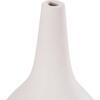 ΕΠΙΤΡΑΠΕΖΙΟ ΔΙΑΚΟΣΜΗΤΙΚΟ ΒΑΖΟ DENI HM4663.02L FIBER CEMENT ΣΕ ΛΕΥΚΟ--Φ26x39Υεκ