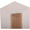 ΒΟΗΘΗΤΙΚΟ ΤΡΑΠΕΖΙ LEIA-ΣΚΑΜΠΟ HM18163.02 FIBER CEMENT ΛΕΥΚΟ-ΞΥΛΟ TEAK 32.5x32.5x46Υεκ.