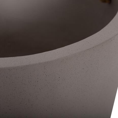 ΓΛΑΣΤΡΑ ΕΣ. ΧΩΡΟΥ ΣΕΙΡΑ TRYLL HM4690L FIBER CEMENT ΓΚΡΙ & ΣΧΟΙΝΙ Φ40x25,5Υεκ.
