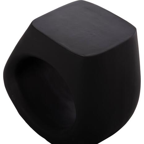 ΣΚΑΜΠΟ ΣΑΛΟΝΙΟΥ LANS HM4691.01 FIBER CEMENT ΣΕ ΜΑΥΡΟ--58x28x45.5Υεκ.