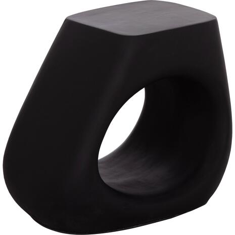 ΣΚΑΜΠΟ ΣΑΛΟΝΙΟΥ LANS HM4691.01 FIBER CEMENT ΣΕ ΜΑΥΡΟ--58x28x45.5Υεκ.