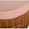 ΒΟΗΘΗΤΙΚΟ ΤΡΑΠΕΖΙ VILHENA HM18166 FIBER CEMENT ΡΟΖ-RATTAN ΦΥΣΙΚΟ Φ44.5x45Υεκ.