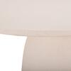 ΤΡΑΠΕΖΙ ΤΡΑΠΕΖΑΡΙΑΣ ΣΤΡΟΓΓΥΛΟ SEPPO HM18154.02 FIBER CEMENT ΛΕΥΚΟ--Φ119,5x75,5Υεκ.