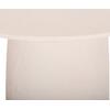 ΤΡΑΠΕΖΙ ΤΡΑΠΕΖΑΡΙΑΣ ΣΤΡΟΓΓΥΛΟ SEPPO HM18154.02 FIBER CEMENT ΛΕΥΚΟ--Φ119,5x75,5Υεκ.