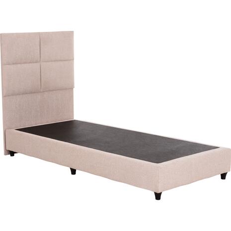 ΚΡΕΒΑΤΙ ΜΟΝΟ MILO HM652.32 ΜΠΕΖ TEDDY ΥΦΑΣΜΑ ΓΙΑ ΣΤΡΩΜΑ 90x200εκ