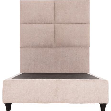 ΚΡΕΒΑΤΙ ΜΟΝΟ MILO HM652.32 ΜΠΕΖ TEDDY ΥΦΑΣΜΑ ΓΙΑ ΣΤΡΩΜΑ 90x200εκ