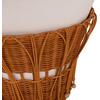 ΤΡΑΠΕΖΙ ΒΟΗΘΗΤΙΚΟ PERRAL HM18164.02S FIBER CEMENT ΛΕΥΚΟ-ΦΥΣΙΚΟ RATTAN--Φ42x36Υεκ