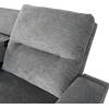 ΚΑΝΑΠΕΣ ΑΡΙΣΤΕΡΗ ΓΩΝΙΑ SYNTHIA HM3308.03L ΑΝΑΚΛΙΣΗ & ΑΠΟΘ.ΧΩΡΟΣ--ΓΚΡΙ 245x170x98Υεκ
