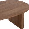 ΤΡΑΠΕΖΙ ΣΑΛΟΝΙΟΥ ΟΒΑΛ ALPER HM18327 MDF ΣΕ SONAMA ΧΡΩΜΑ 110x60x40Υεκ