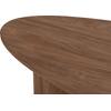 ΤΡΑΠΕΖΙ ΣΑΛΟΝΙΟΥ ΟΒΑΛ ALPER HM18327 MDF ΣΕ SONAMA ΧΡΩΜΑ 110x60x40Υεκ