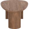 ΤΡΑΠΕΖΙ ΣΑΛΟΝΙΟΥ ΟΒΑΛ ALPER HM18327 MDF ΣΕ SONAMA ΧΡΩΜΑ 110x60x40Υεκ