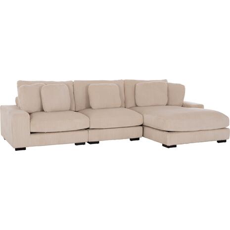 ΚΑΝΑΠΕΣ ΔΕΞΙΑ ΓΩΝΙΑ CRANFIELD HM3287.02R ΜΠΕΖ ΡΙΓΕ ΥΦΑΣΜΑ 315x167(γωνία)x67Υεκ.