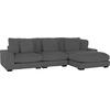 ΚΑΝΑΠΕΣ ΔΕΞΙΑ ΓΩΝΙΑ CRANFIELD HM3287.01R ΓΚΡΙ ΡΙΓΕ ΥΦΑΣΜΑ 315x167(γωνία)x67Υεκ.