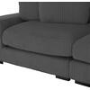 ΚΑΝΑΠΕΣ ΔΕΞΙΑ ΓΩΝΙΑ CRANFIELD HM3287.01R ΓΚΡΙ ΡΙΓΕ ΥΦΑΣΜΑ 315x167(γωνία)x67Υεκ.
