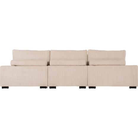 ΚΑΝΑΠΕΣ ΑΡΙΣΤΕΡΗ ΓΩΝΙΑ CRANFIELD HM3287.02L ΜΠΕΖ ΡΙΓΕ ΥΦΑΣΜΑ 315x167(γωνία)x67Υεκ.