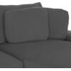 ΚΑΝΑΠΕΣ ΔΕΞΙΑ ΓΩΝΙΑ CRANFIELD HM3287.01R ΓΚΡΙ ΡΙΓΕ ΥΦΑΣΜΑ 315x167(γωνία)x67Υεκ.