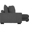 ΚΑΝΑΠΕΣ ΔΕΞΙΑ ΓΩΝΙΑ CRANFIELD HM3287.01R ΓΚΡΙ ΡΙΓΕ ΥΦΑΣΜΑ 315x167(γωνία)x67Υεκ.