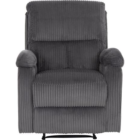 ΠΟΛΥΘΡΟΝΑ RELAX DIONI HM3296.11 ΓΚΡΙ ΡΙΓΕ ΥΦΑΣΜΑ 85x90x100Υεκ.
