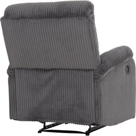 ΠΟΛΥΘΡΟΝΑ RELAX DIONI HM3296.11 ΓΚΡΙ ΡΙΓΕ ΥΦΑΣΜΑ 85x90x100Υεκ.