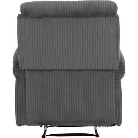 ΠΟΛΥΘΡΟΝΑ RELAX DIONI HM3296.11 ΓΚΡΙ ΡΙΓΕ ΥΦΑΣΜΑ 85x90x100Υεκ.