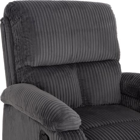 ΠΟΛΥΘΡΟΝΑ RELAX DIONI HM3296.11 ΓΚΡΙ ΡΙΓΕ ΥΦΑΣΜΑ 85x90x100Υεκ.