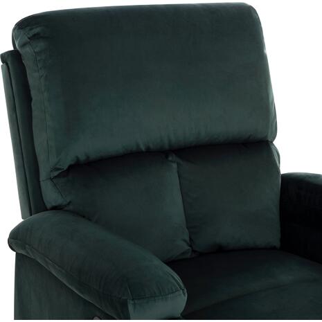 ΠΟΛΥΘΡΟΝΑ RELAX DIONI HM3296.05 ΠΡΑΣΙΝΟ ΒΕΛΟΥΔΟ 85x90x100Υεκ.