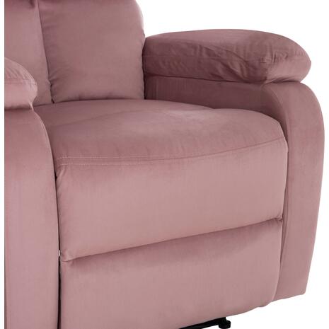 ΠΟΛΥΘΡΟΝΑ RELAX DIONI HM3296.02 ΡΟΖ ΒΕΛΟΥΔΟ 85x90x100Υεκ.