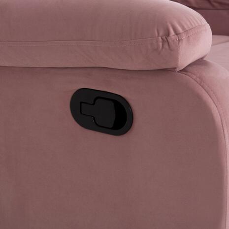 ΠΟΛΥΘΡΟΝΑ RELAX DIONI HM3296.02 ΡΟΖ ΒΕΛΟΥΔΟ 85x90x100Υεκ.