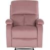 ΠΟΛΥΘΡΟΝΑ RELAX DIONI HM3296.02 ΡΟΖ ΒΕΛΟΥΔΟ 85x90x100Υεκ.