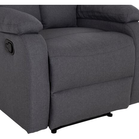 ΠΟΛΥΘΡΟΝΑ RELAX DIONI HM3296.01 ΓΚΡΙ ΥΦΑΣΜΑ 85x90x100Υεκ.