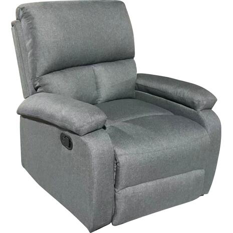 ΠΟΛΥΘΡΟΝΑ RELAX DIONI HM3296.01 ΓΚΡΙ ΥΦΑΣΜΑ 85x90x100Υεκ.