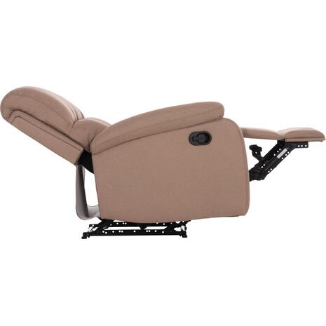 ΠΟΛΥΘΡΟΝΑ RELAX DIONI HM3296.03 ΜΠΕΖ ΥΦΑΣΜΑ 85x90x100Υεκ.