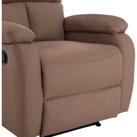 ΠΟΛΥΘΡΟΝΑ RELAX DIONI HM3296.03 ΜΠΕΖ ΥΦΑΣΜΑ 85x90x100Υεκ.