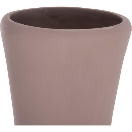ΔΙΑΚΟΣΜΗΤΙΚΟ ΒΑΖΟ ΔΑΠΕΔΟΥ NEBULA HM4660.05M FIBER CEMENT TAUPE--ΞΥΛΟ ΤΕΑΚ Φ45x148Υεκ