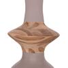 ΔΙΑΚΟΣΜΗΤΙΚΟ ΒΑΖΟ ΔΑΠΕΔΟΥ NEBULA HM4660.05S FIBER CEMENT TAUPE--ΞΥΛΟ ΤΕΑΚ Φ45x115Υεκ