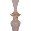 ΔΙΑΚΟΣΜΗΤΙΚΟ ΒΑΖΟ ΔΑΠΕΔΟΥ NEBULA HM4660.05S FIBER CEMENT TAUPE--ΞΥΛΟ ΤΕΑΚ Φ45x115Υεκ