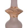 ΔΙΑΚΟΣΜΗΤΙΚΟ ΒΑΖΟ ΔΑΠΕΔΟΥ NEBULA HM4660.05S FIBER CEMENT TAUPE--ΞΥΛΟ ΤΕΑΚ Φ45x115Υεκ