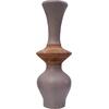 ΔΙΑΚΟΣΜΗΤΙΚΟ ΒΑΖΟ ΔΑΠΕΔΟΥ NEBULA HM4660.05S FIBER CEMENT TAUPE--ΞΥΛΟ ΤΕΑΚ Φ45x115Υεκ