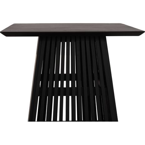ΤΡΑΠΕΖΙ ΤΡΑΠΕΖΑΡΙΑΣ ΤΕΤΡΑΓΩΝΟ FRANTZ HM9458.02 MINDI ΞΥΛΟ ΜΑΥΡΟ 80x80x78Yεκ.