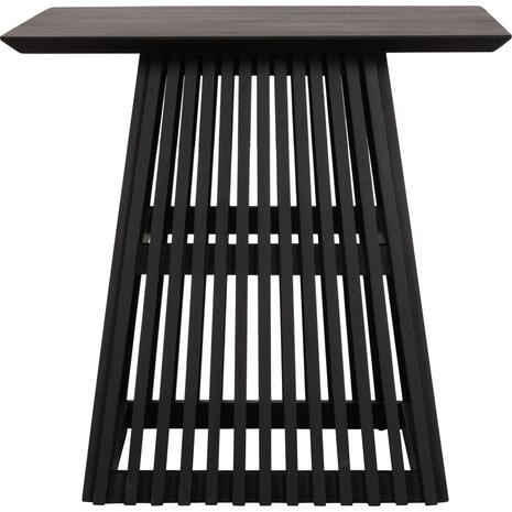 ΤΡΑΠΕΖΙ ΤΡΑΠΕΖΑΡΙΑΣ ΤΕΤΡΑΓΩΝΟ FRANTZ HM9458.02 MINDI ΞΥΛΟ ΜΑΥΡΟ 80x80x78Yεκ.
