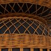 ΒΟΗΘΗΤΙΚΟ ΤΡΑΠΕΖΙ PRILEP HM18159.01 FIBER CEMENT ΜΑΥΡΟ & RATTAN--Φ60x76,5Υεκ