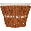 ΤΡΑΠΕΖΙ ΣΑΛΟΝΙΟΥ PERRAL HM18164.02L FIBER CEMENT ΛΕΥΚΟ-ΦΥΣΙΚΟ RATTAN--Φ55x45Υεκ