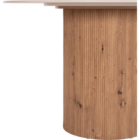 ΤΡΑΠΕΖΙ ΤΡΑΠΕZΑΡΙΑΣ TWIL HM18324 ΚΕΡΑΜΙΚΟ TOP ΟΨΗ ΤΡΑΒΕΡΤΙΝΑΣ-MDF ΒΑΣΗ Φ120x76Υεκ