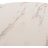ΤΡΑΠΕΖΙ ΤΡΑΠΕΖΑΡΙΑΣ ROLLO HM9421.11 ΣΤΡΟΓΓΥΛΟ WHITE MARBLE Φ90x74Υεκ.