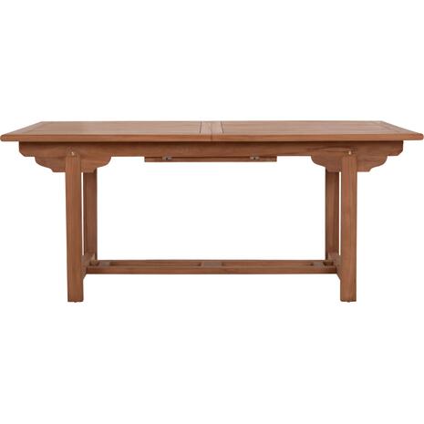 TΡΑΠΕΖΙ ΤΡΑΠΕΖΑΡΙΑΣ ΑΝΟΙΓΟΜΕΝΟ CRANDER HM6376 ΞΥΛΟ TEAK ΣΕ ΦΥΣΙΚΟ 180-240x100x76Υεκ