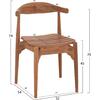 ΚΑΡΕΚΛΑ ΤΡΑΠΕΖΑΡΙΑΣ ΕΞ.ΧΩΡΟΥ DONNY HM6378 ΞΥΛΟ TEAK 52x54x74Υεκ.