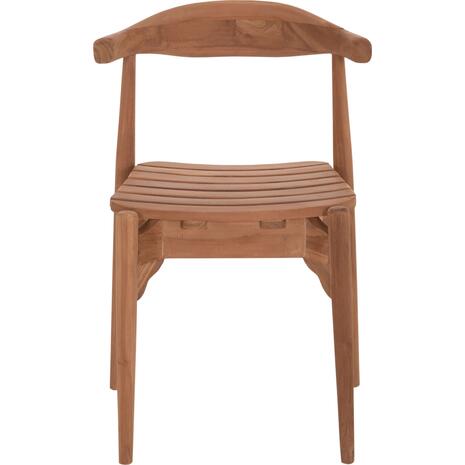ΚΑΡΕΚΛΑ ΤΡΑΠΕΖΑΡΙΑΣ ΕΞ.ΧΩΡΟΥ DONNY HM6378 ΞΥΛΟ TEAK 52x54x74Υεκ.
