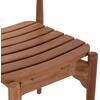 ΚΑΡΕΚΛΑ ΤΡΑΠΕΖΑΡΙΑΣ ΕΞ.ΧΩΡΟΥ DONNY HM6378 ΞΥΛΟ TEAK 52x54x74Υεκ.