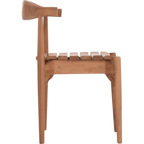 ΚΑΡΕΚΛΑ ΤΡΑΠΕΖΑΡΙΑΣ ΕΞ.ΧΩΡΟΥ DONNY HM6378 ΞΥΛΟ TEAK 52x54x74Υεκ.